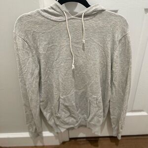 J. Crew Gray Sweatshirt Hoodie Casual Cotton Blend